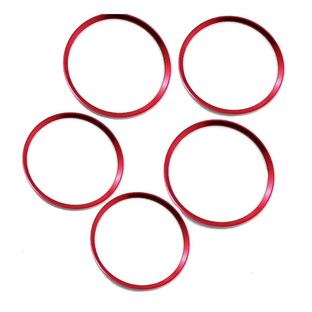 

Anodized Aluminum Covers Ventilation Nozzles Car Interior Decoration 15*15*5CM Perfect Fit Secure Hold Visual Appeal