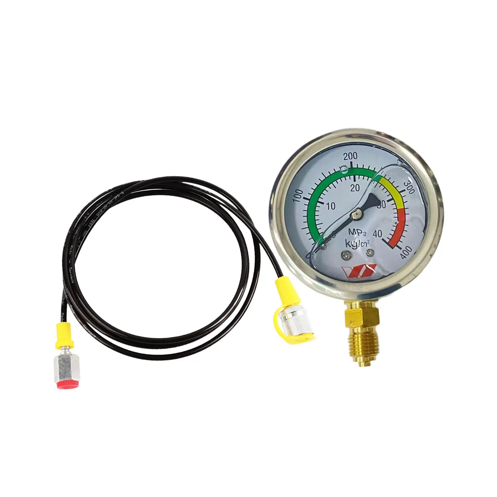 M16*2‐BSP1/4 with Gauge Fitting High Performance Premium Hydraulic Test Hose