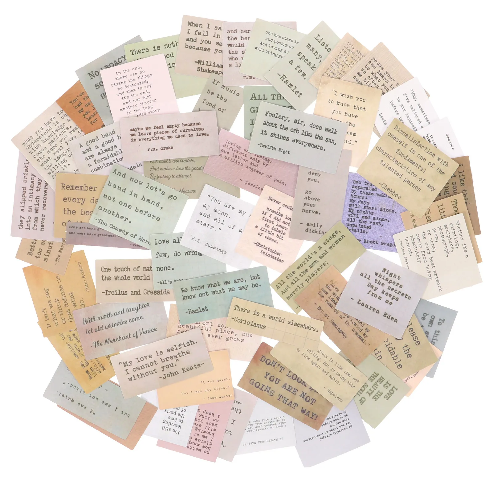 

60 шт. мотивационных наклеек с цитатами для скрапбукинга, ведения дневников и поделок своими руками, яркие, водостойкие, вдохновляющие стикеры