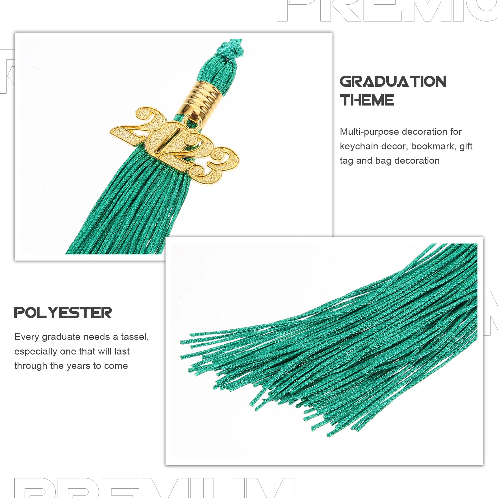 

10pcs Hat Tassel High Quality Graduate Ceremony Honor Fringe Commemorate Graduation Keepsake Graduation Tassel Gift