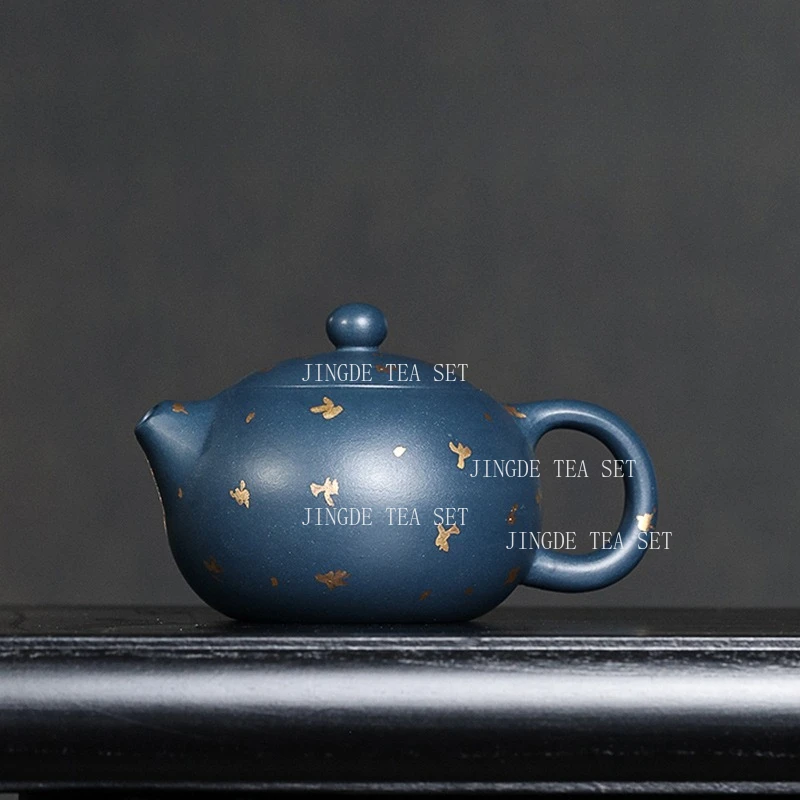 210ml Xishi Yixing Teapot Tianqing Mud Teapot Kung Fu Tea Set Small Capacity Ball Hole Pu'er Tea Pot Household Chinese Tea Set