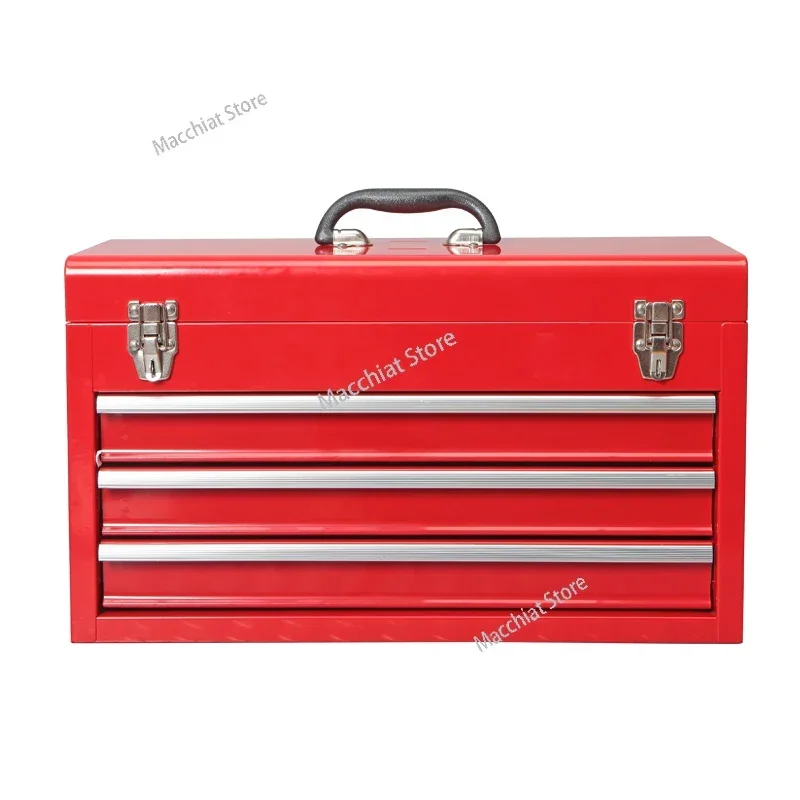 Portable Toolbox Household Set  Repair Multi-function Drawer Double-layer Combination Tool Storage Box