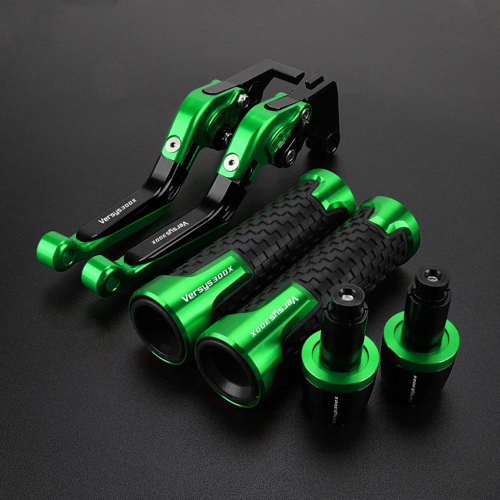 

Motorcycle For Kawasaki VERSYS300X 2008-2019 2018 2017 2016 Clutch Brake Levers 2015 2014 2013 2012 2011 Handlebar Grips Ends