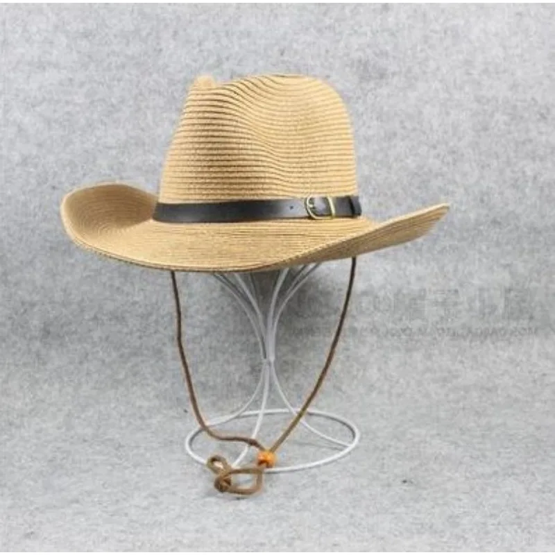 Unisex Summer New Large Size Foldable Straw Beach Sun Hat Casual Cap