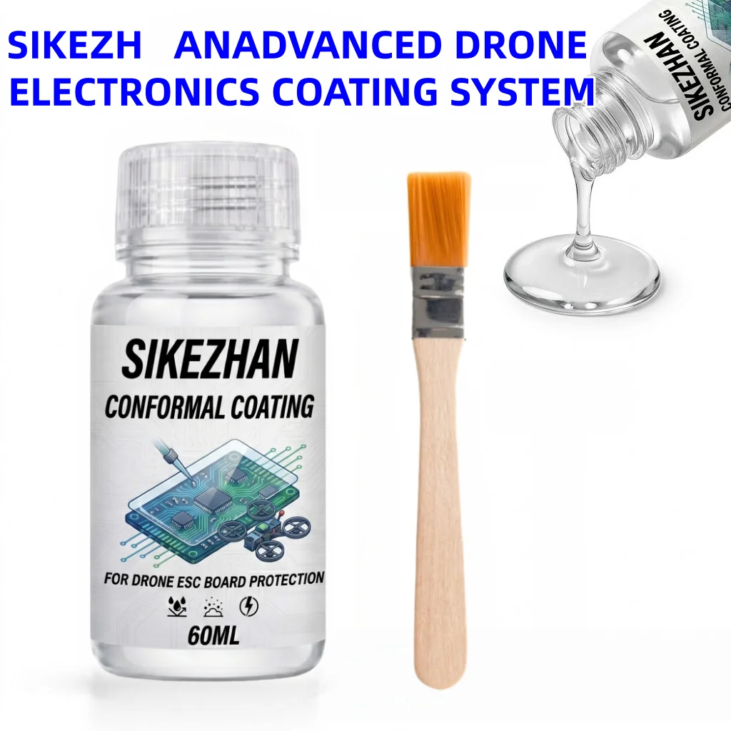 60ml Conformal Coating Insulating Varnish Clear Fast Drying Waterproof Liquid for Drone ESC and All Electronic Circuit Boards