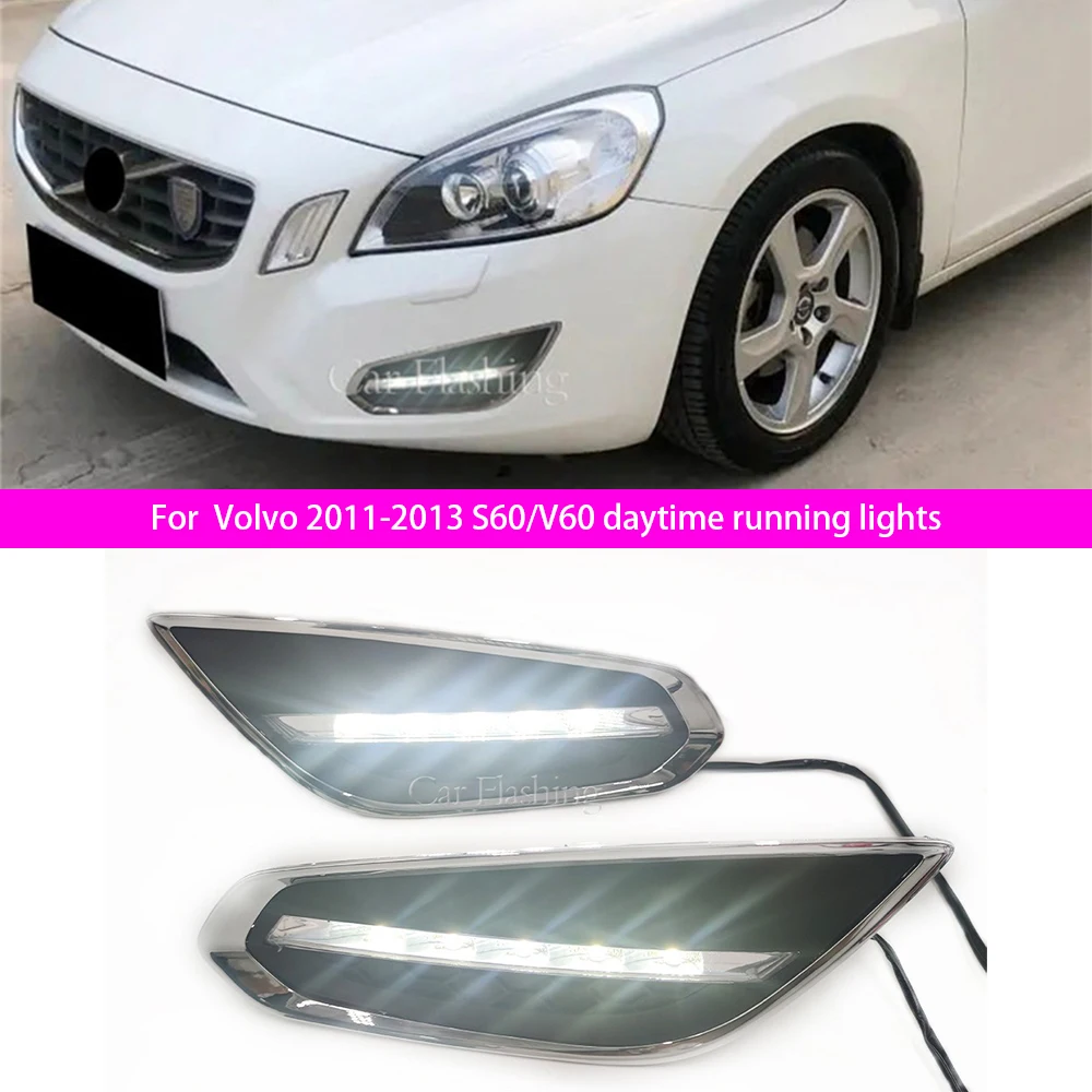 

For Volvo 2011-2013 S60/V60 daytime running light LED daytime running light front fog light modification