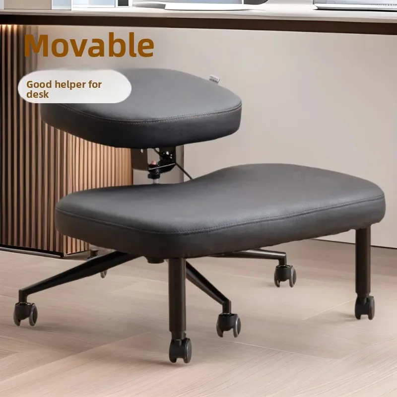 Ergonomic chair Thickened cross-legged chair Household sedentary back chair