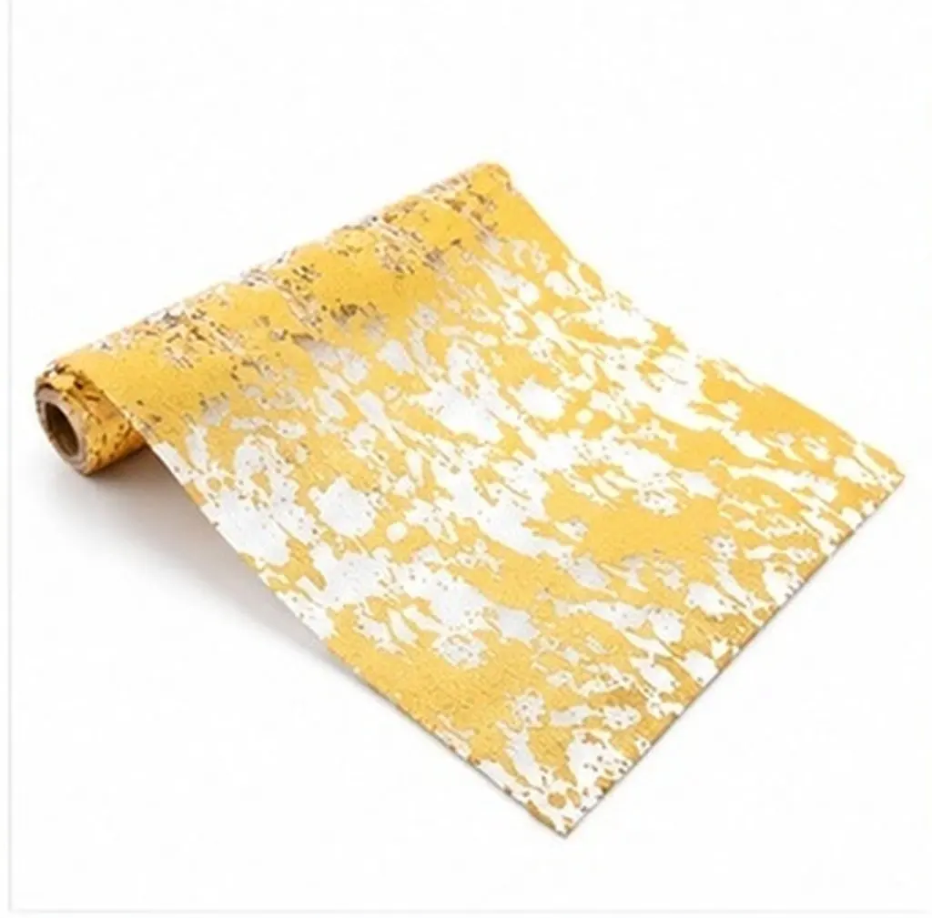 Gold Metallic Foil Table Runner Mesh Glitter Table Decor Wedding Birthday Party Centerpiece Thanksgiving Decorations