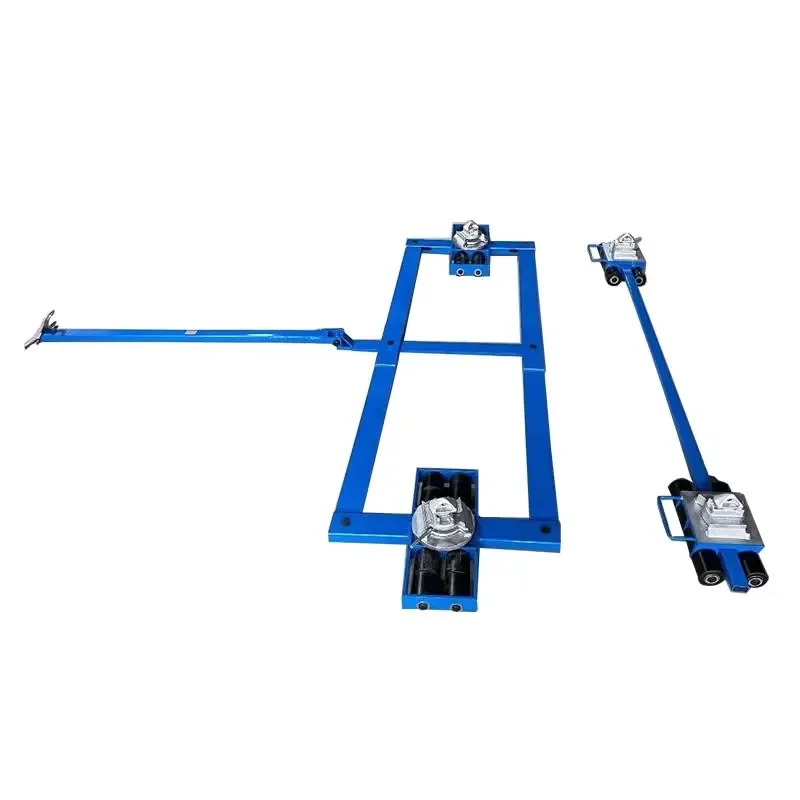 ISO container pallet moving pulley, steel frame, nylon wheel, load-bearing 32 tons