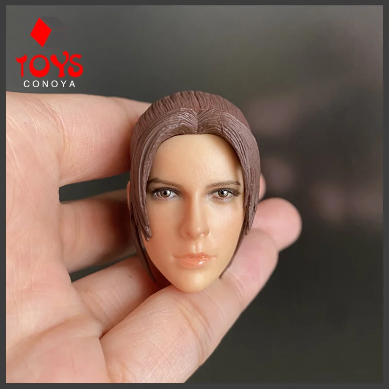 【2025 Q1】1/6 Scale Claire Redfield Head Sculpt PVC Head Carving Model Fit 12'' Female Soldier Action Figure Body