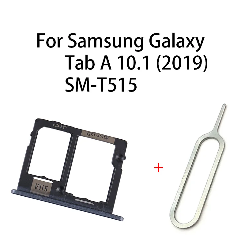 Gefensi SIM Card Tray + Micro SD Card Tray For Samsung Galaxy Tab A 10.1 (2019) / SM-T515
