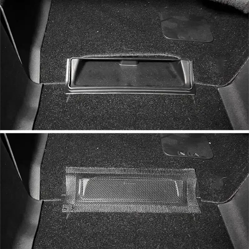 For Tesla Model 3 Y Air Vents Cover Under Seat Outlet Protector Anti-blocking Dust Mesh 2023 Interior Car Accessories