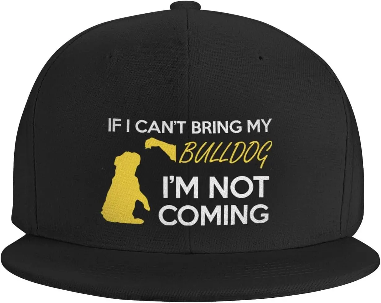 

Dog Lover Funny Flat Bill Hat Adjustable Baseball Cap for Men Women Caps for Pets Owners One Size