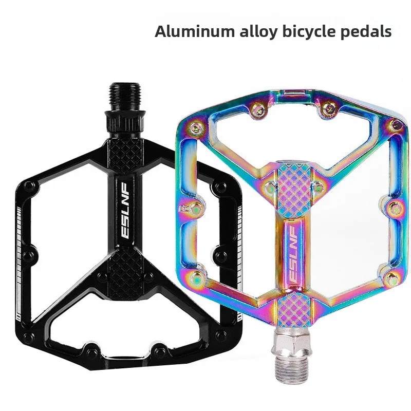 

Bicycle pedals, mountain bikes, road bikes, aluminum alloy pedals, non-slip quick-release double DU bearing pedals