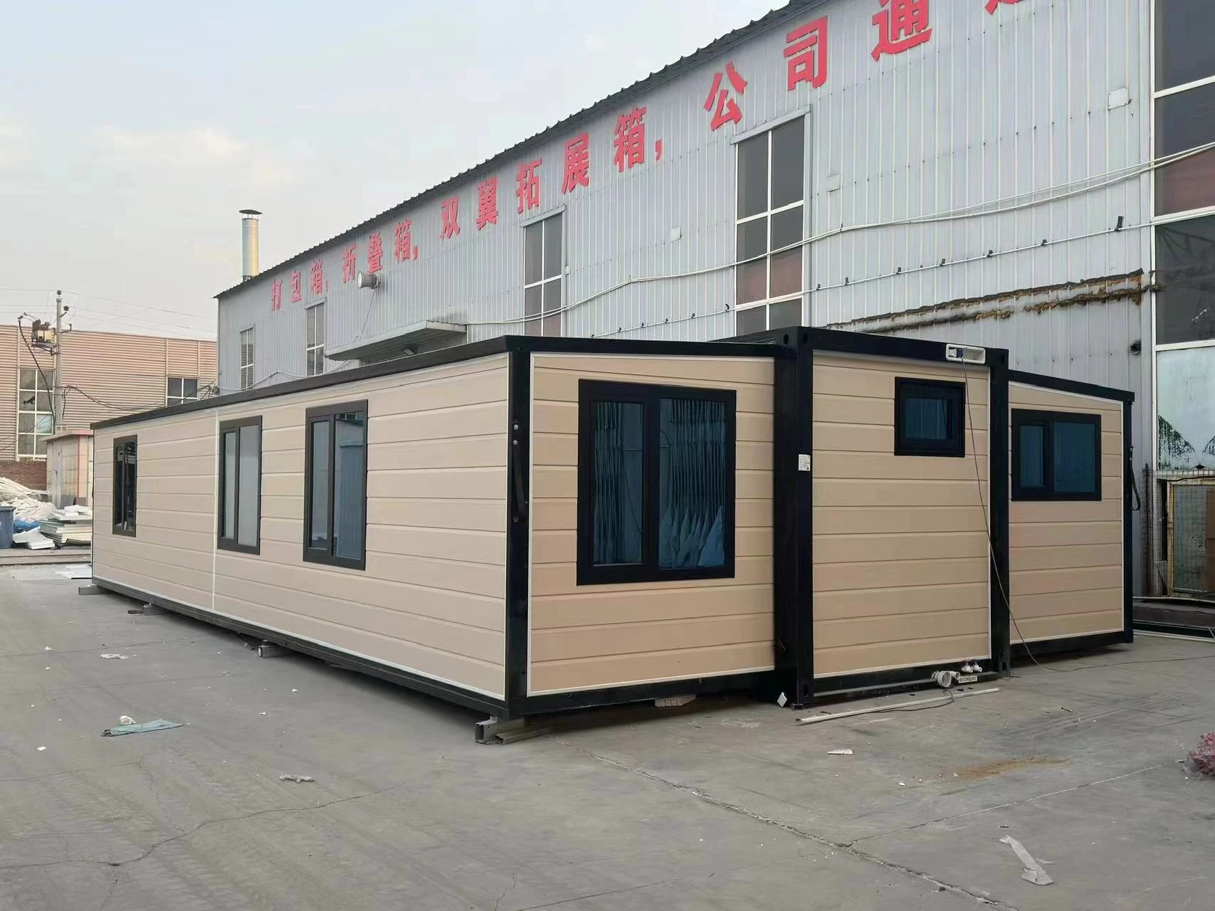 20ft 30ft Foldable Tiny Homes Ides Prefabricated Expandable Container House container house 2 bedroom for Unused Land