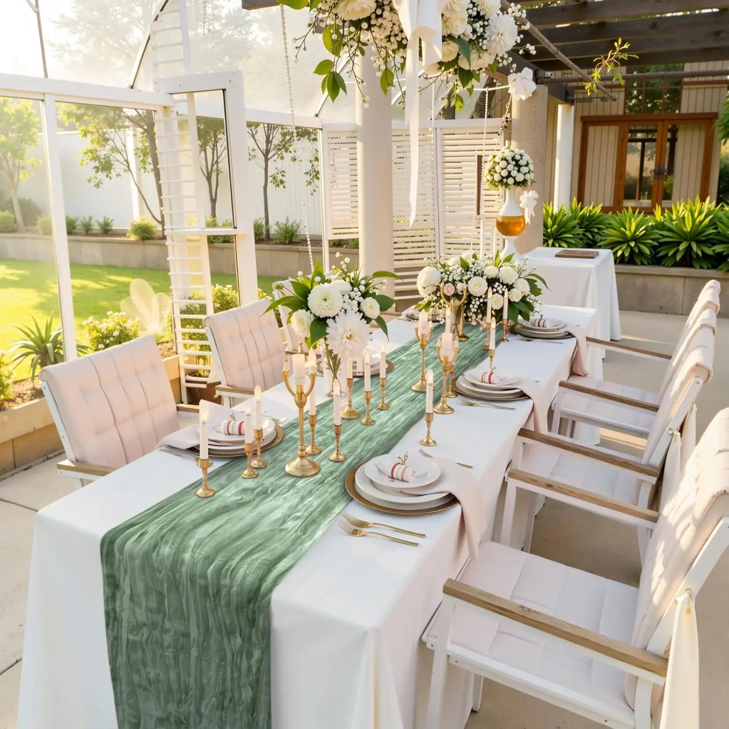 

Boho Rustic Romantic Table Runner Tablecloth Wedding Banquet Holiday Banquet Shower Birthday Party Luxury Table Decoration
