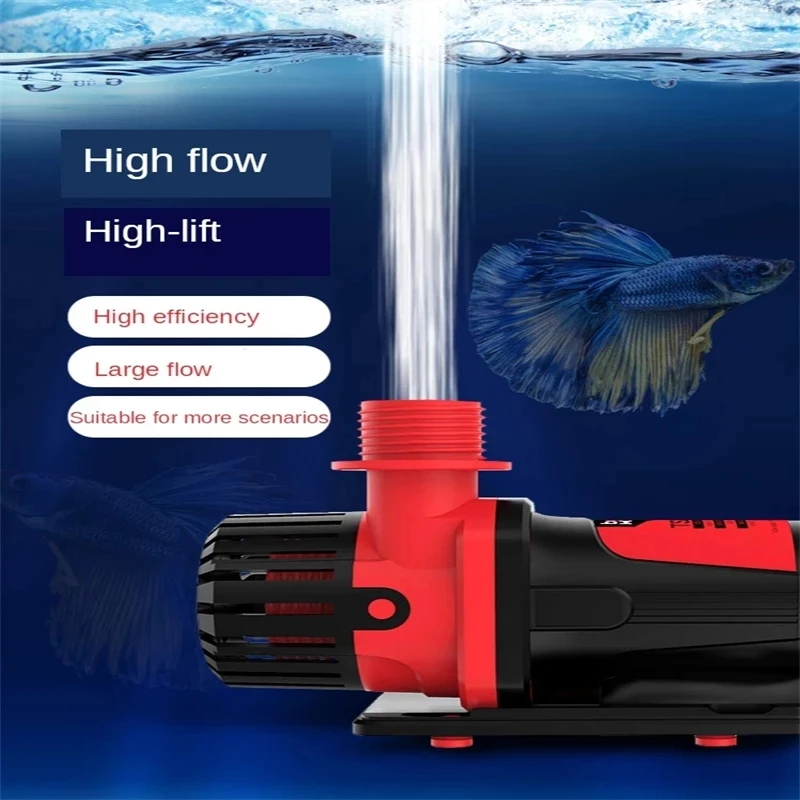 

Aquarium DC Variable Frequency Water Pump Large Flow Adjustable Submersible Water Pump High Lift Fish Tank Silent Pump 220V 24V