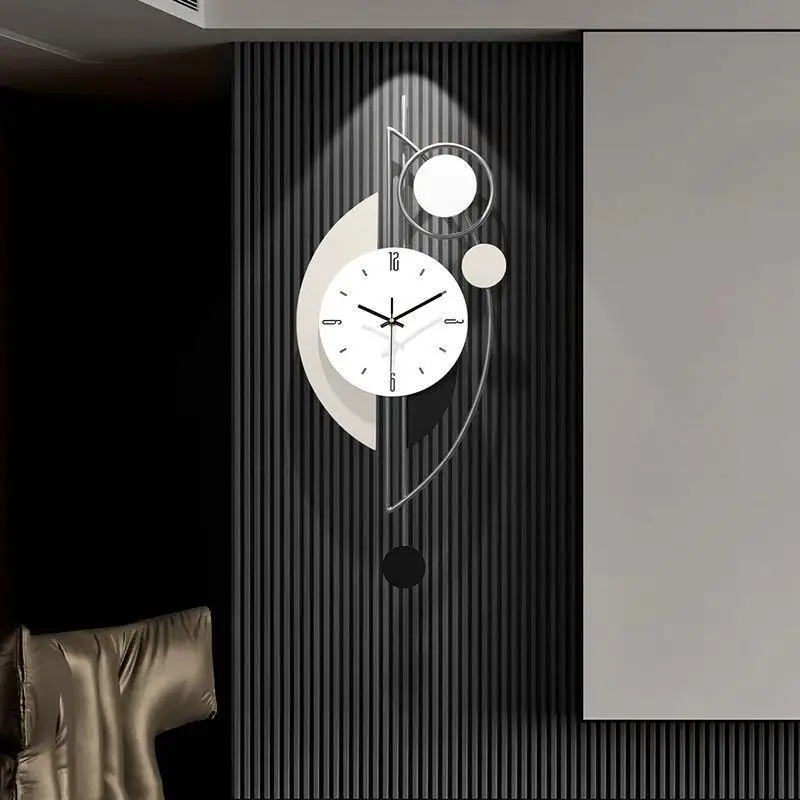 

Creative restaurant decoration Modern minimalist and atmospheric clock for living room Bedroom silent wall clocks