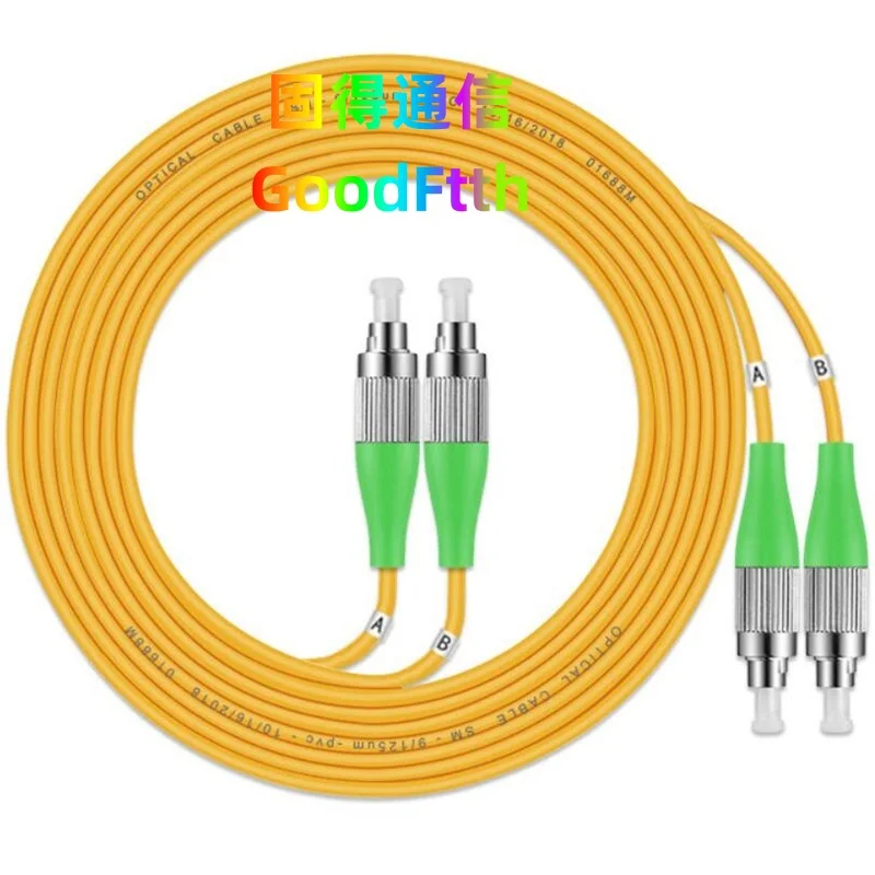 

Patch Cord FC/APC-FC/APC SM G652D Duplex 20m 25m 30m 35m 40m 45m 50m 60m 100m 150m GoodFtth