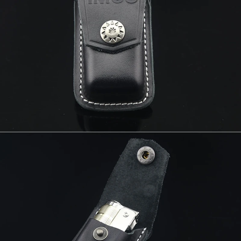 Genuine IMCO Aiku Brand 6700 6800 Kerosiene Lighter Special Leather Case, Cigarette Accessories Men's Gift Protective Cover view 6