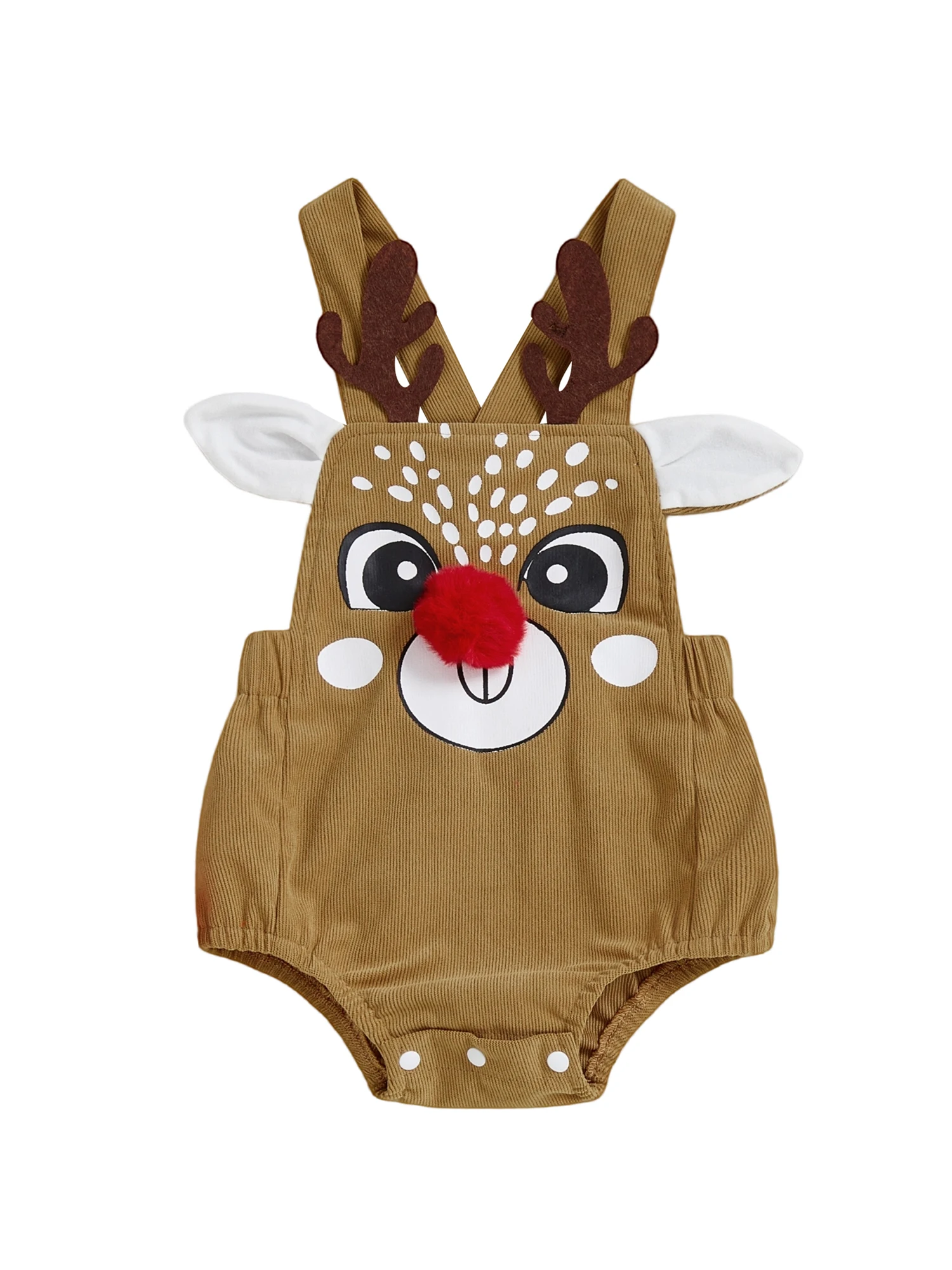 

Toddler Boys Winter Snowflake Print Hooded Romper Warm Fleece Jumpsuit Cute Outfit for Christmas Party and Playtime