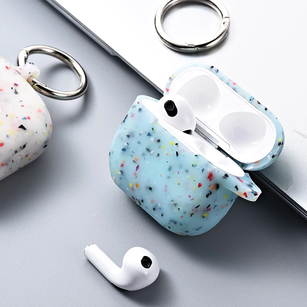 Per Airpods Pro 2 Custodia di lusso in silicone luminoso Custodia per cuffie wireless per Airpods Pro USB C 3 3rd 2nd Generation Accessori