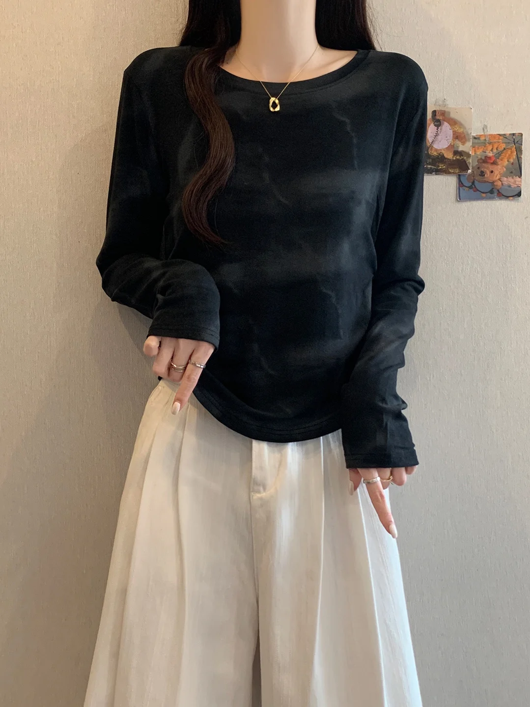 Ele Bla Long Sve T-…