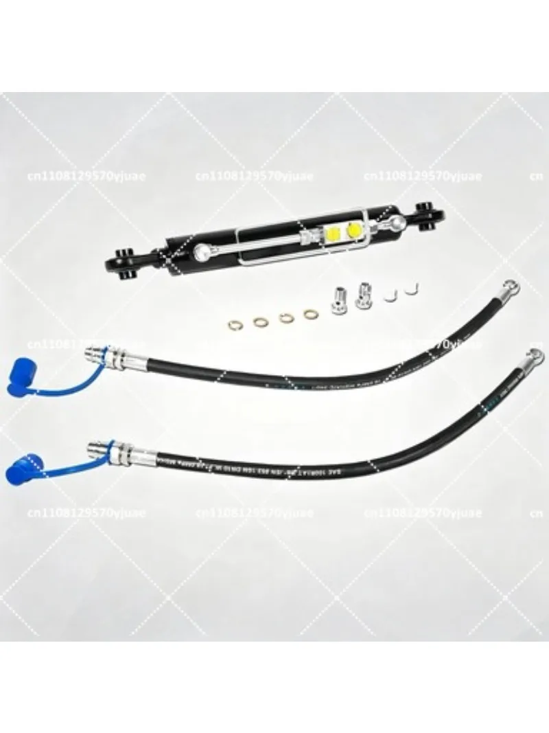 Hydraulic Top Link Cylinder Two-Way Check Valve Cat 1-1 with Locking Block 20-7/8 to 31-7/8 Inches 2 Hose