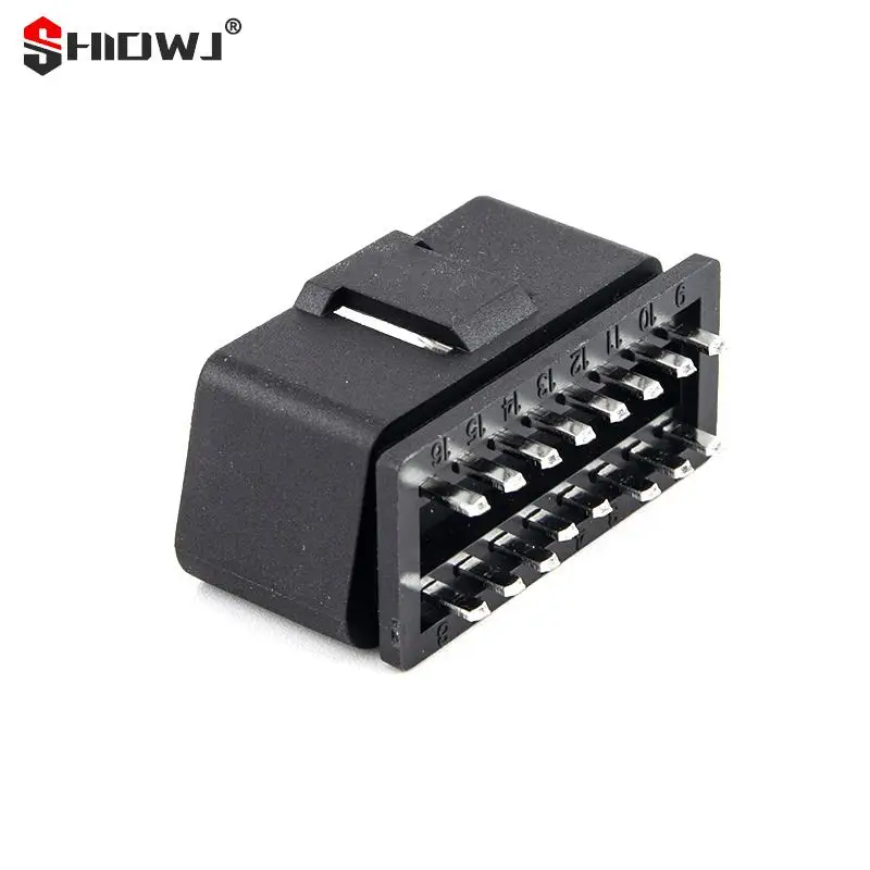 16 Pin Car OBD2 Connector 16pin Male Plug OBD II OBD2 Diagnostic-tool cable Terminal Connector Plug Auto Tool