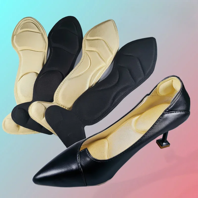 

4pcs Breathable Memory Foam Insoles Set, Cushioning Support for HighHeels Flats Boots, All Day Comfort Shoe Insert for Women Men
