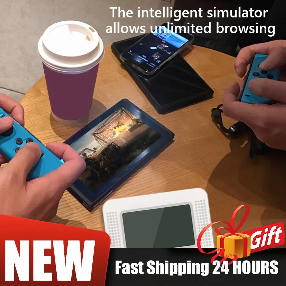 For Allmiibo Amiibo Simulator Rechargeable Smart Device for Unlimited Link Card & Pixl NFC Emulation For Switch/3DS/Wii U