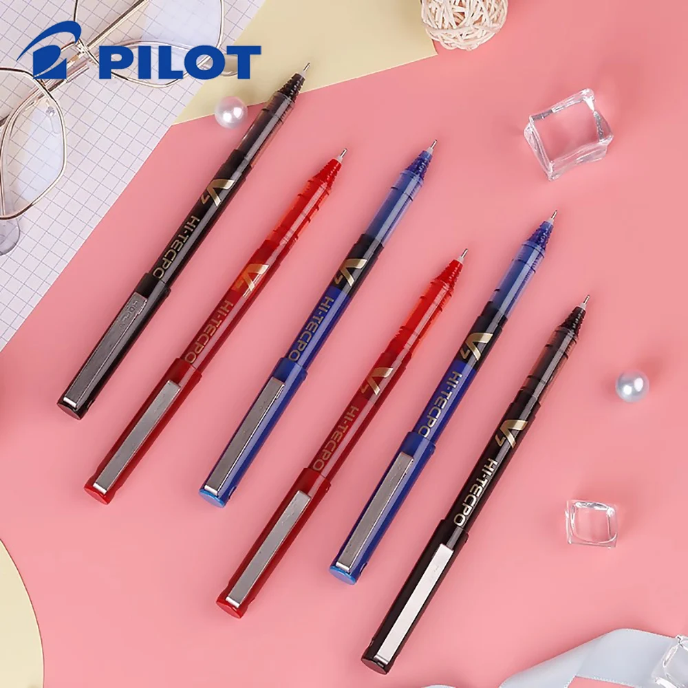 12Pcs PILOT Gel Pen Set BX-V7 The Tip of The Needle Tube Is Smooth Not Easy To Break The Ink Fast Drying Distinct Stationery