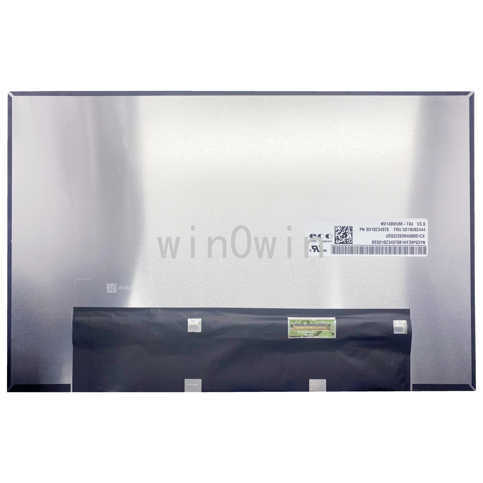 NV140WUM-T04 14 inch IPS 1920x1200 40 pins Laptop LCD screen Replacement Display Panel Matrix