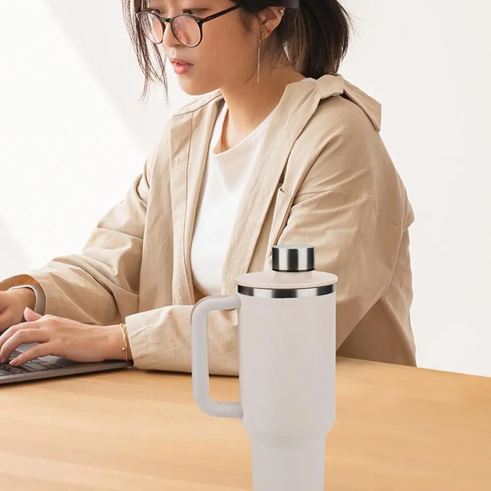 Ersatzdeckel für Stanley Tumbler, auslaufsicher, lebensmittelecht, hochtemperaturbeständig, Einhandbedienung, leicht zu reinigen, wiederverwendbar für den Außenbereich – Detail 6