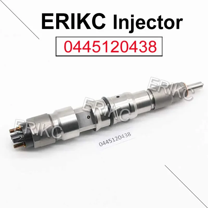 

ERIKC 0 445 120 438 New Common Rail Fuel Diesel Injector Assembly 0445120438 Sprayer Nozzle for Bosch Yuchai YC6J EU4 YC4E