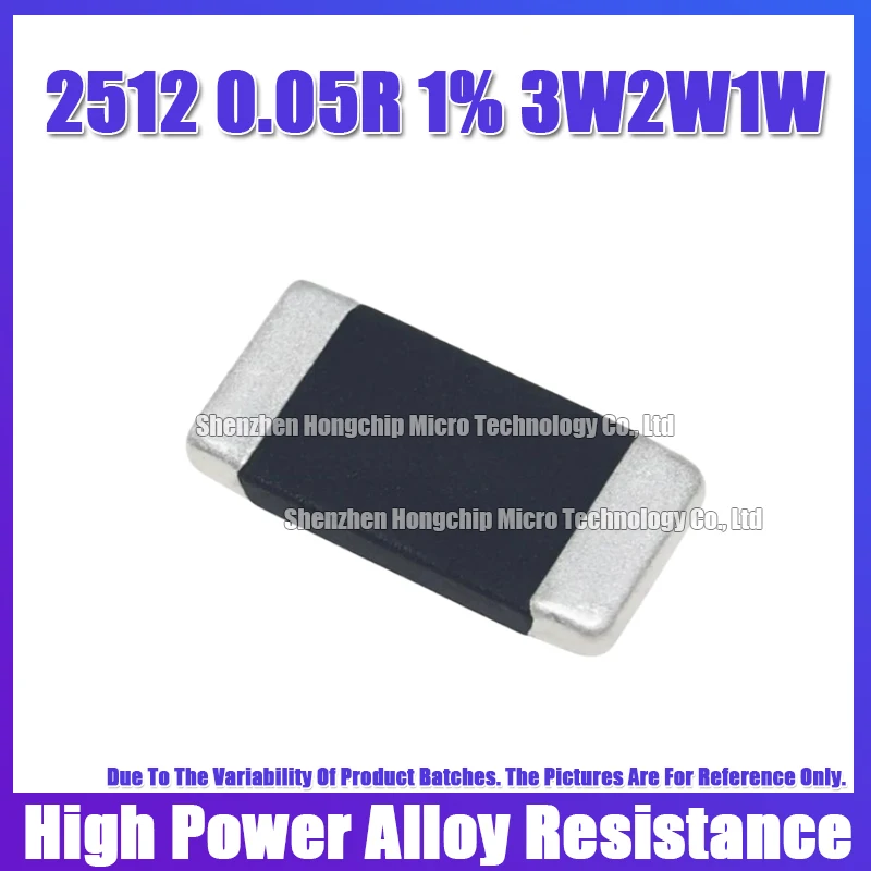 10PCS SMD Alloy Resistance 2512 0.05R 1% 3W 2W 1W R050 50mR Precision Alloy Resistor