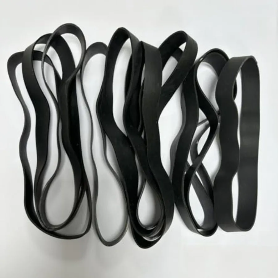 حجم الأربطة المطاطية التكتيكية # 107 7 بوصة × 3/5 بوصة 20 قطعة أربطة مطاطية سوداء سميكة وكبيرة جدًا وقوية وواسعة للغاية للمكتب