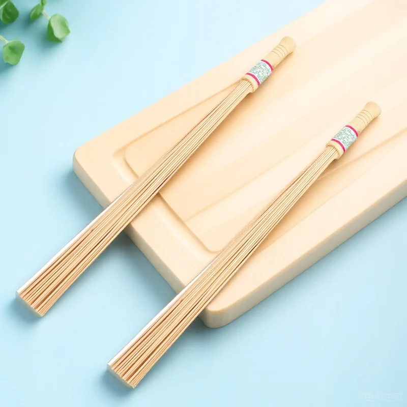 2 قطعة الخيزران المحمولة الظهر يطرق عصا دائم تدليك قضيب الجسم مدلك لجميع الجسم التعب الإغاثة عصا تدليك