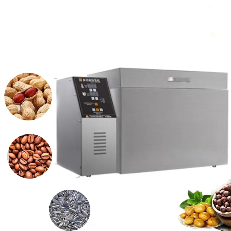 

Small Household Peanut Intelligent Soybean Cashew Nut Roasting Baking Machine Sesame Commercial Coffee Bean Roaster 220V