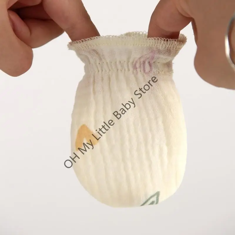 M76C Manoplas suaves algodón para prevención arañazos, diseños transpirables, protectores manos para pieles sensibles 0