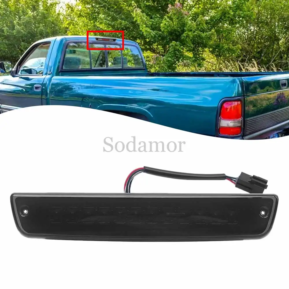 

1PC LED Third Brake Light ABS Accessory For Dodge Ram 1500 2500 3500 1994 -2002 PICKUP 55077263AB, 55077263AA