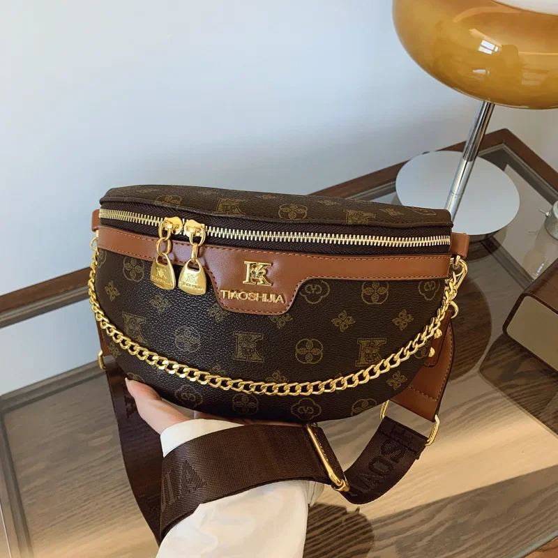 

2025 New Women's Fashion Trend Shoulder Bag - Classic High-Texture, Designer Retro, Versatile, Light Luxury Portable Phone Bag