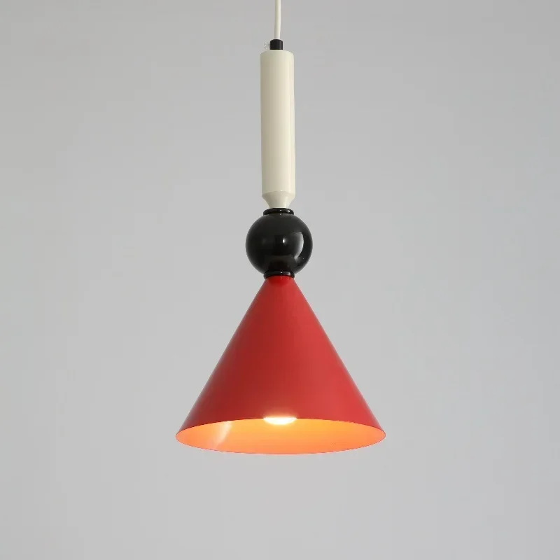 Memphis Style Pendant Lamp Postmodern Colorful Chandelier 1980s Retro Pattern Lighting For Kids Room Playroom Artistic Decor