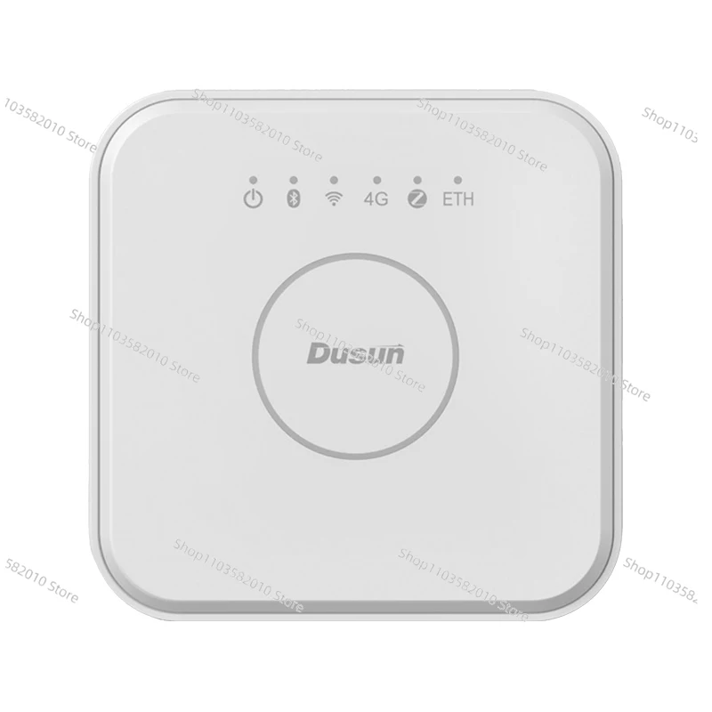 Dusun RK3328 4G CAT M1 IoT Ceiling Edge Computing Gateway Multi Mode Z-wave Wifi Ble Zigbee Lorawan Gateway