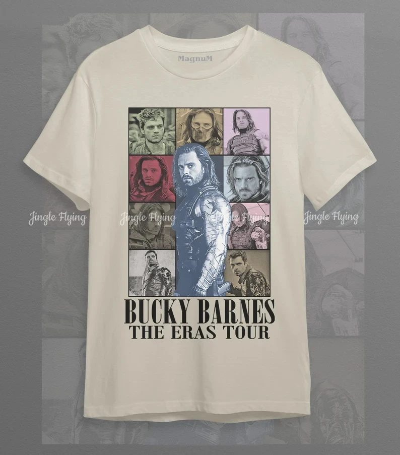 Sebastian Stan Bucky Barnes The Eras Tour Unisex Softstyle T-Shirt