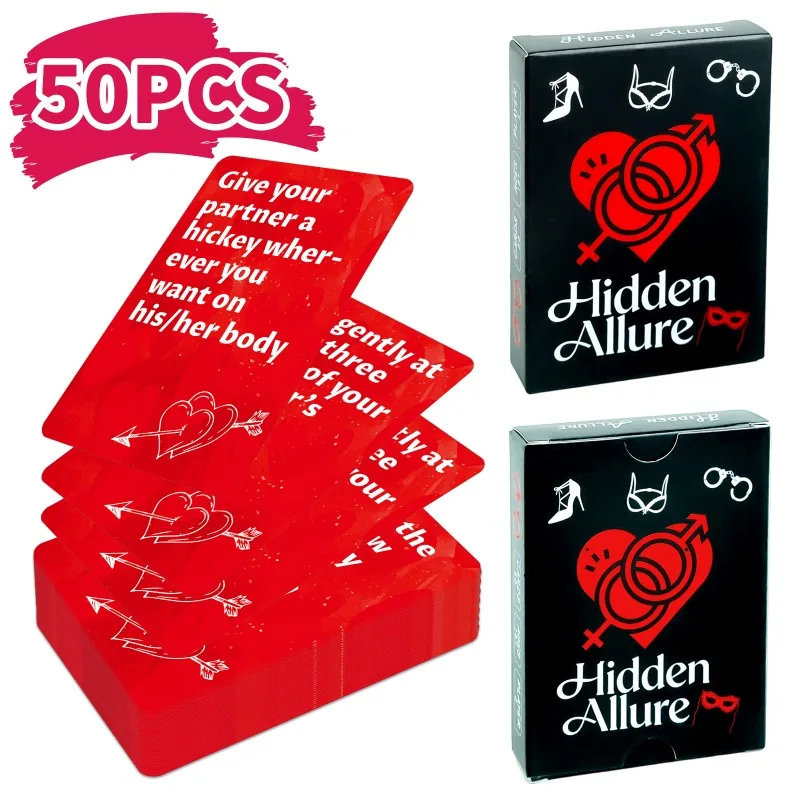 

New Couple Romantic Date Q&A Cards Interactive Game Deck For Spouses’ Bedroom Fun Perfect To Enhance Intimate Relationship