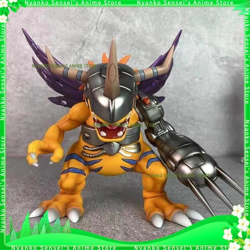 

In Stock Digimon Metal Greymon World Picture Book The Second Episode 18cm Anime Figures Models Ornaments Gifts Collectibles