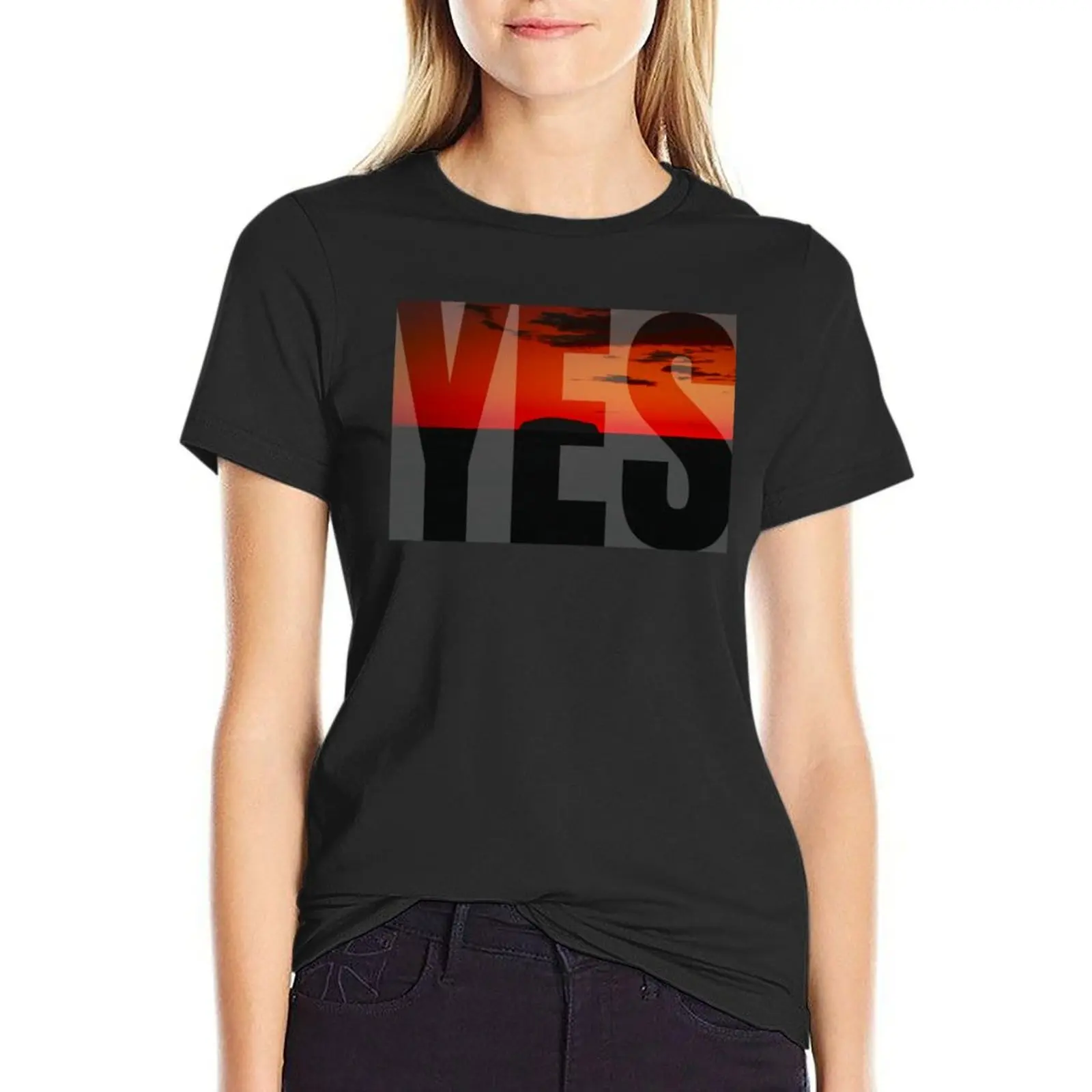 Vote YES to Indigenous Voice To Parliament Australia T-Shirt graphics sports fans ariat shirts for Women