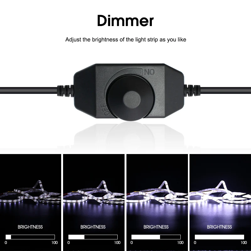 LED Dimmer ปรับความสว่าง LED Controller DC 12V 24V LED Strip ควบคุมเดี่ยวสี TV Backlight