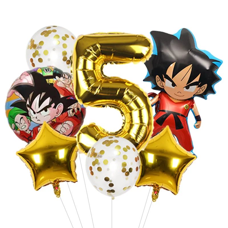 Trunks Sword Future Foil Balloon Dragon Ball Z Character Mylar for Anime Themed Birthday Party Boy Cake Topper view 6